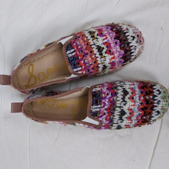 Sam Edelman Tweed Platform Espadrilles Size 6 - Picture 8 of 8